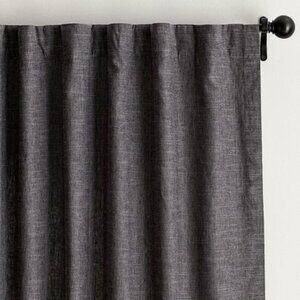 Pottery Barn Charcoal Black Out Curtains